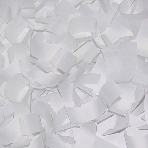 10-Pack White Biodegradable Paper Confetti Poppers - Eco-Friendly Celebration for Minimalist Weddings