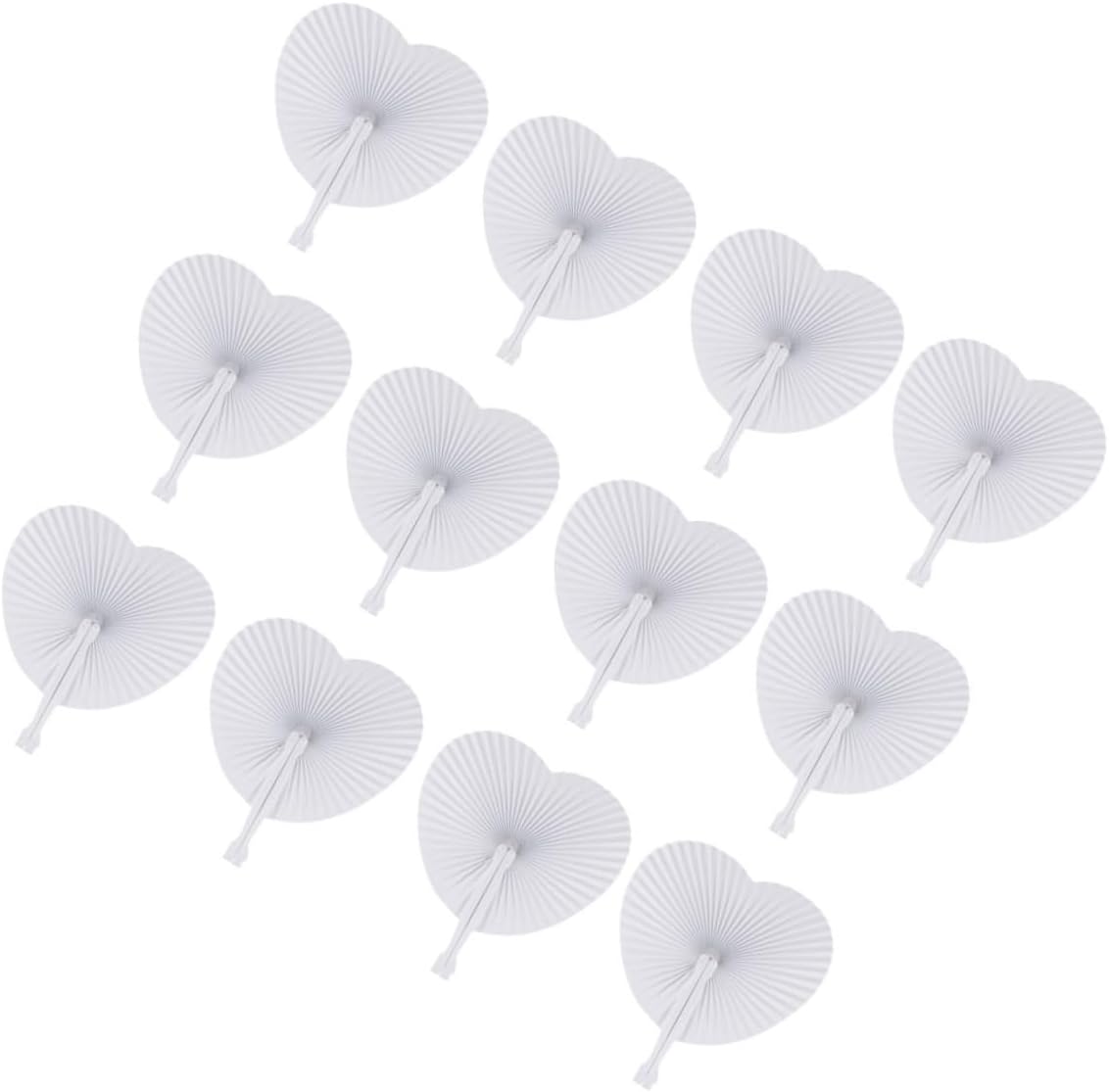 36pcs Elegant Wedding Hand Held Fans - Perfect for Guests at Ceremonies & Receptions