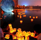 20 PCS Biodegradable Floating Water Candle Lanterns - 5.9 Inch - Eco-Friendly Wedding & Event Decor