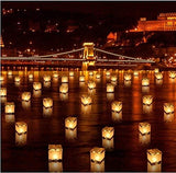 20 PCS Biodegradable Floating Water Candle Lanterns - 5.9 Inch - Eco-Friendly Wedding & Event Decor