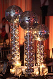 25 Pcs Mini Silver Mirror Disco Balls 1.2 Inch - Reflective Hanging Decor for 70s Disco & Gatsby Wedding