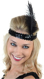 12 Pcs Elegant Feather Headpieces - Perfect for Gatsby Wedding & Vintage Themed Events