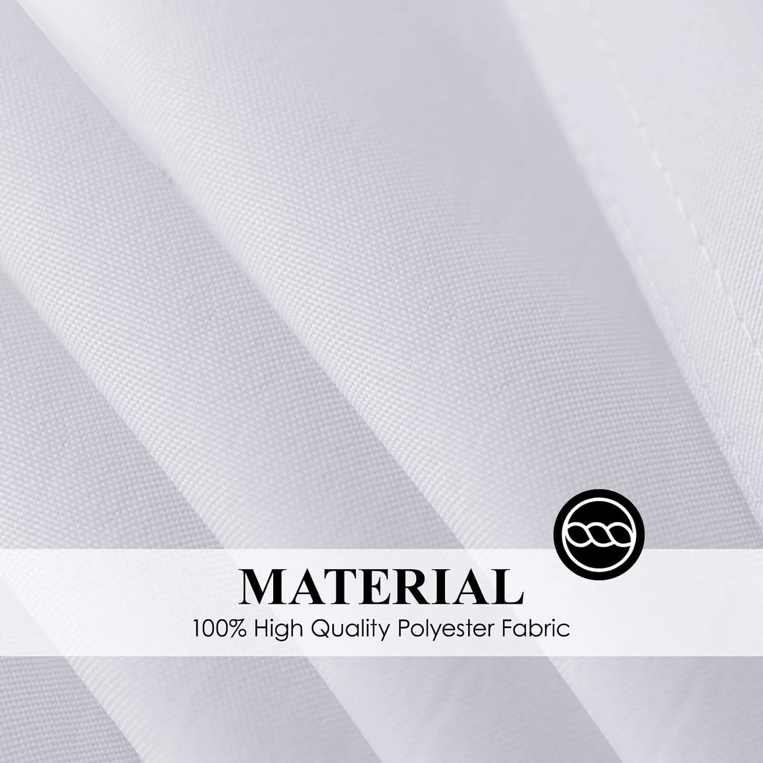 10 Pack White Round Tablecloth 120 Inch - Stain Resistant Decorative Tablecloths for Minimalist Wedding