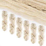 Rustic Elegance: 2-Pack Beige Cheesecloth Table Runner, 35x120 Inches - Ideal for Boho Weddings and Events