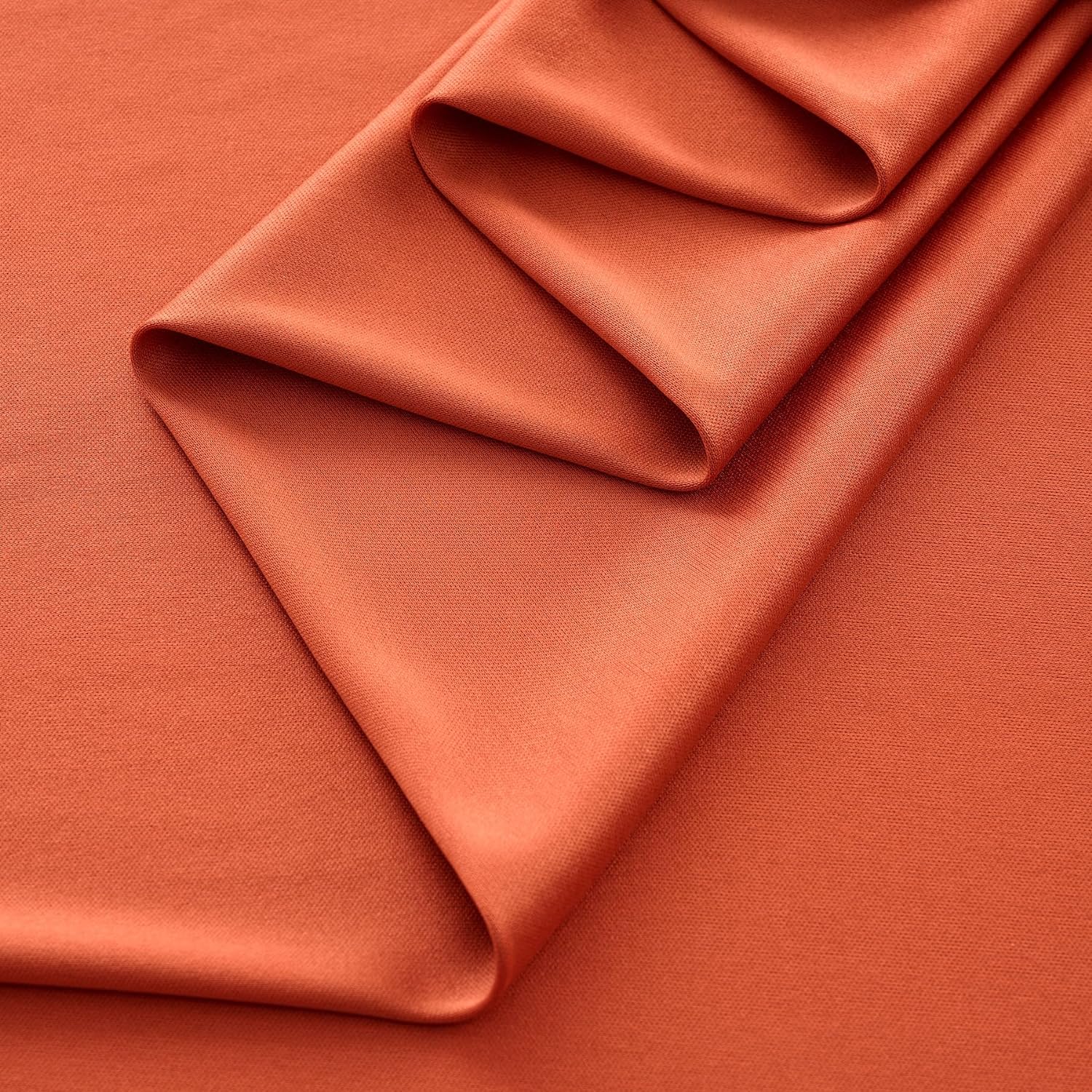 Rich Terracotta Polyester Curtains: 10x10 FT Backdrop, 2 Panels - Luxurious Accent for Wedding Decor