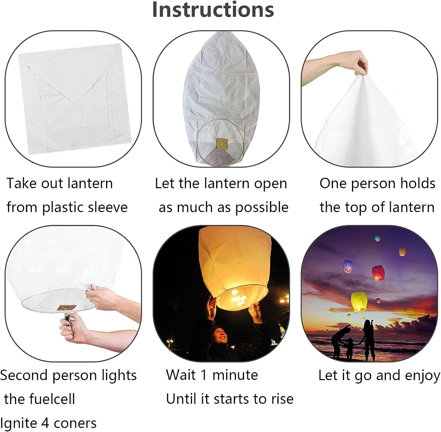 Magical Skies: 10 Pack Chinese Paper Flying Lanterns, 35 Inches - Perfect for Memorable Wedding Releases