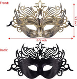 48 Pieces Vintage Venetian Masquerade Masks - Antique Masks Collection for Gatsby Wedding