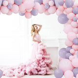 Pastel Purple and Pink Balloon Collection - Soft and Delightful Decor for Elegant Celebrations!