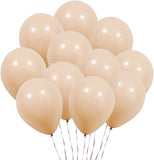 Sage Green and Apricot Balloons Garland - Soft and Elegant Decor for Sophisticated Celebrations