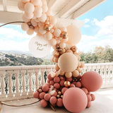 Groovy Balloons Garland - Retro and Vibrant Decor for Funky Celebrations!