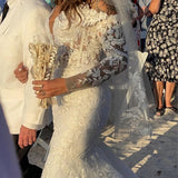 10 IN Beach Wedding Bridal Bouquet with Dried Naturals and Seashells - Unique Seaside Ceremony Accessory