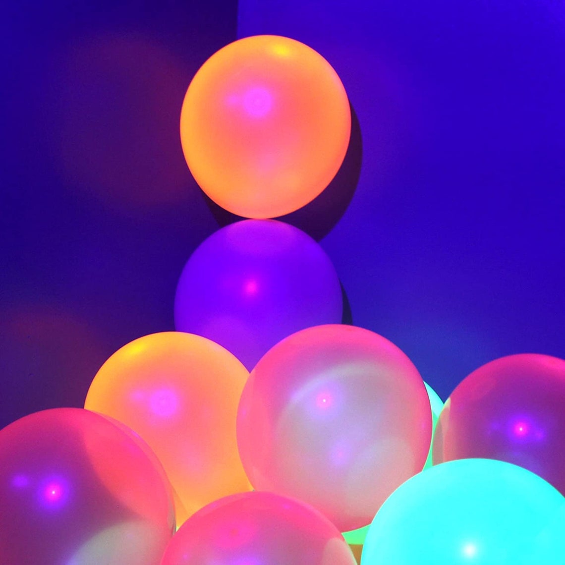 Neon Balloon Arch - Vibrant and Electrifying Decor for High-Energy Celebrations!