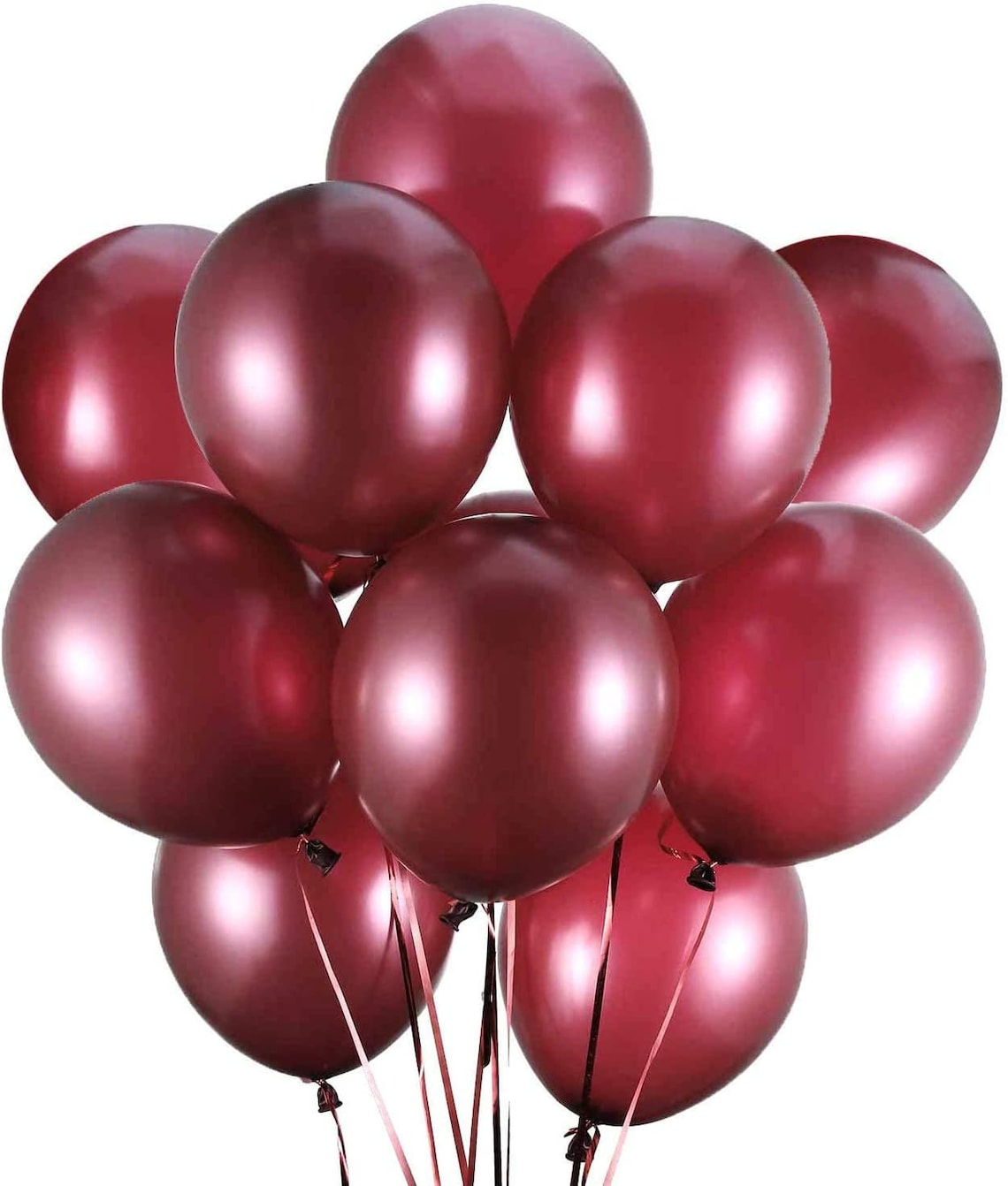 Burgundy balloons deals