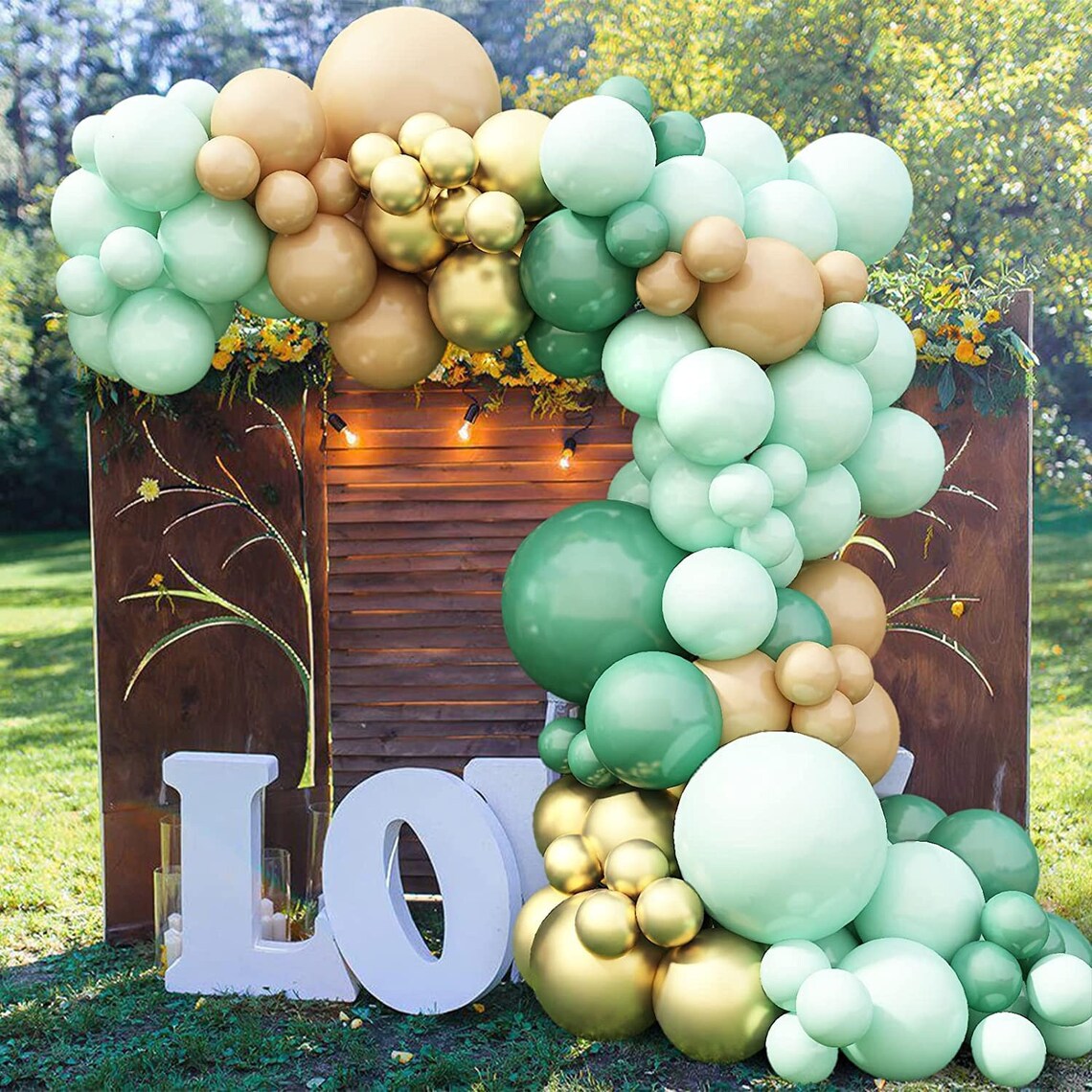 Boho Pastel Balloons Garland - Dreamy and Elegant Decor for Stylish Celebrations!