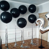 Large Black Balloons - Sophisticated and Bold Decor for Impactful Celebrations!