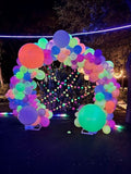 Neon Balloon Arch - Vibrant and Electrifying Decor for High-Energy Celebrations!